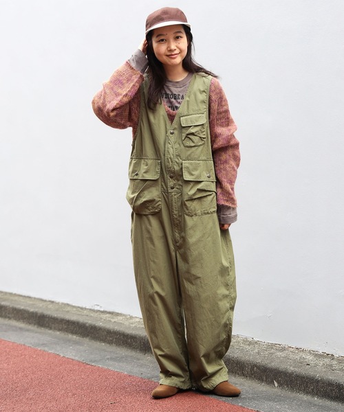 タグあり✴︎未使用✴︎コットンウェザー ハンティングベスト オールインワン BEAMS BOY（ビームス ボーイ）コットンウェザー ハンティング