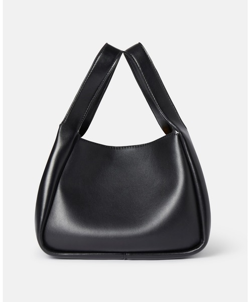 STELLA McCARTNEY（ステラマッカートニー）の「Stella Logo Double Top Handle Crossbody Bag / ステラ ロゴ ダブルトップハンドル クロスボディバッグ（ショルダーバッグ・レディース・ブラック・ONE SIZE）」の3枚目の写真