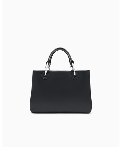EMPORIO ARMANI(エンポリオアルマーニ)の「【エンポリオ アルマーニ】MyEA ショッパー ナッパレザー スモール(ハンドバッグ・レディース・ブラック/ネイビー/ライトブルー/オフホワイト・FREE)」の7枚目の写真