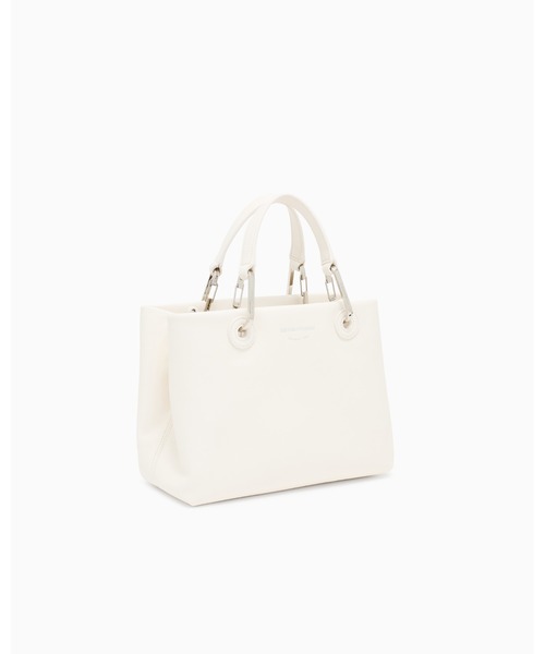 EMPORIO ARMANI(エンポリオアルマーニ)の「【エンポリオ アルマーニ】MyEA ショッパー ナッパレザー スモール(ハンドバッグ・レディース・ブラック/ネイビー/ライトブルー/オフホワイト・FREE)」の14枚目の写真