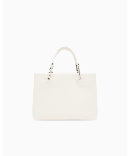 EMPORIO ARMANI(エンポリオアルマーニ)の「【エンポリオ アルマーニ】MyEA ショッパー ナッパレザー スモール(ハンドバッグ・レディース・ブラック/ネイビー/ライトブルー/オフホワイト・FREE)」の15枚目の写真