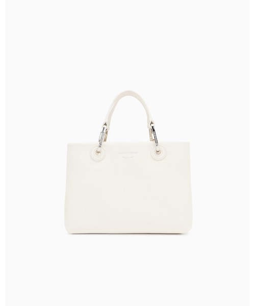 EMPORIO ARMANI(エンポリオアルマーニ)の「【エンポリオ アルマーニ】MyEA ショッパー ナッパレザー スモール(ハンドバッグ・レディース・ブラック/ネイビー/ライトブルー/オフホワイト・FREE)」の13枚目の写真