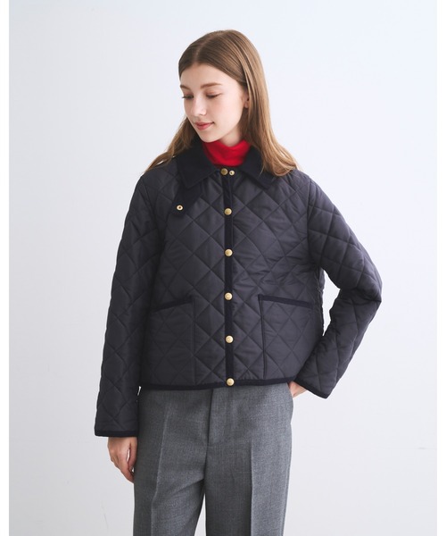 Traditional Weatherwear(トラディショナルウェザーウェア)の「WAVERLY A-LINE(ダウンジャケット/コート・レディース・ブラック/アイボリー/セージグリーン/ネイビー・32/34/36)」の1枚目の写真