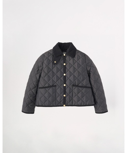 Traditional Weatherwear(トラディショナルウェザーウェア)の「WAVERLY A-LINE(ダウンジャケット/コート・レディース・ブラック/アイボリー/セージグリーン/ネイビー・32/34/36)」の9枚目の写真