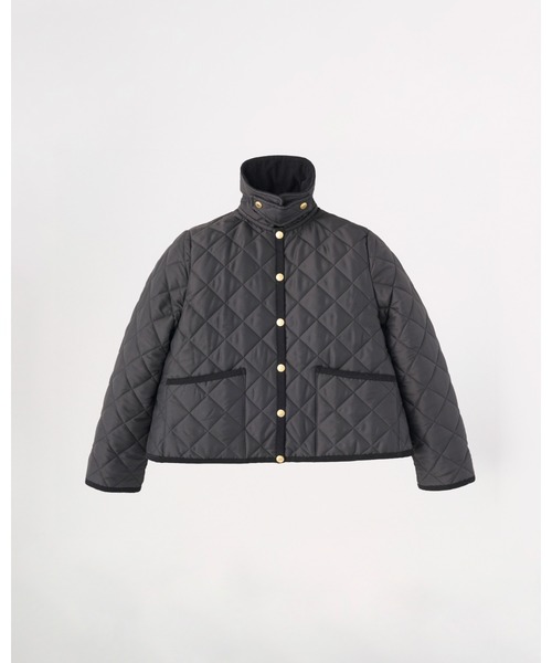 Traditional Weatherwear(トラディショナルウェザーウェア)の「WAVERLY A-LINE(ダウンジャケット/コート・レディース・ブラック/アイボリー/セージグリーン/ネイビー・32/34/36)」の10枚目の写真