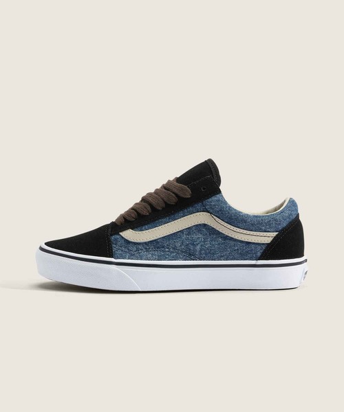 VANS(バンズ)の「オールドスクール(スニーカー・メンズ・インディゴブルー・5/5.5/6/6.5/7/7.5/8/8.5/9/9.5/10/10.5/11/11.5/12)」の1枚目の写真