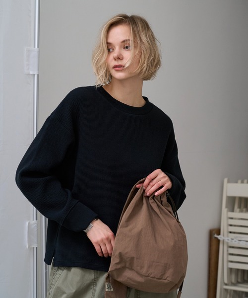 RNA-N（アールエヌエーエヌ）の「E5150 ワンショルダーボンサック（バックパック/リュック・レディース・ブラック/カーキ/キナリ/グレー・FREE）」の15枚目の写真