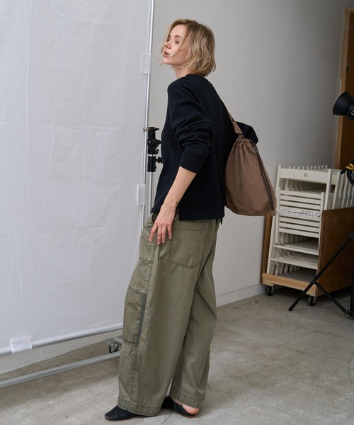 RNA-N（アールエヌエーエヌ）の「E5150 ワンショルダーボンサック（バックパック/リュック・レディース・ブラック/カーキ/キナリ/グレー・FREE）」の16枚目の写真