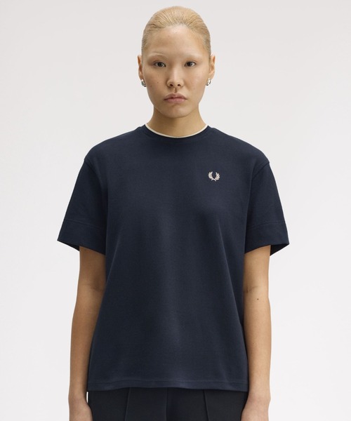 Tipped Pique T-Shirt（Tシャツ/カットソー）｜FRED PERRY