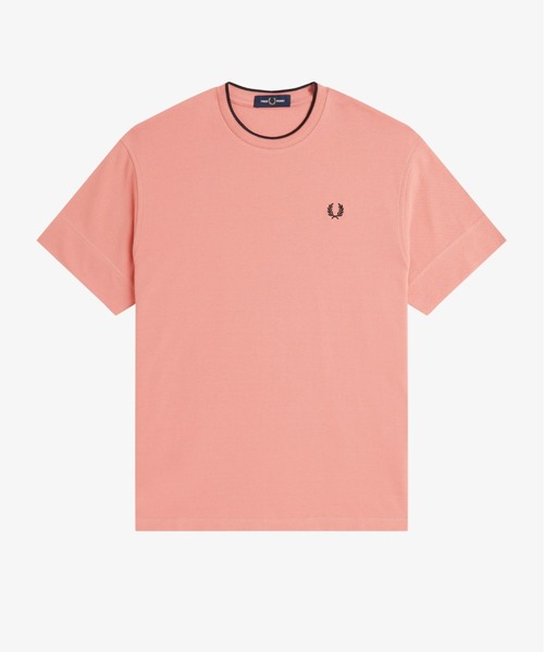 フレッドペリー ピケ　ラインTシャツ FRED PERRY Pique T Tipped Pique T-Shirt／ティップラインピケTシャツ（Tシャツ