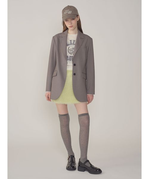 新品❤️リリーブラウン　バリエーションテーラードジャケット フリーサイズ WEB限定00サイズ】バリエーションオーバージャケット(ジャケット