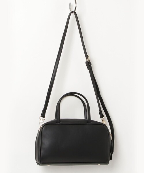 fredy emue（フレディエミュ）の「チャーム付横長ボストンバッグ（ショルダーバッグ・レディース・ブラック/キャメル・FREE）」の15枚目の写真