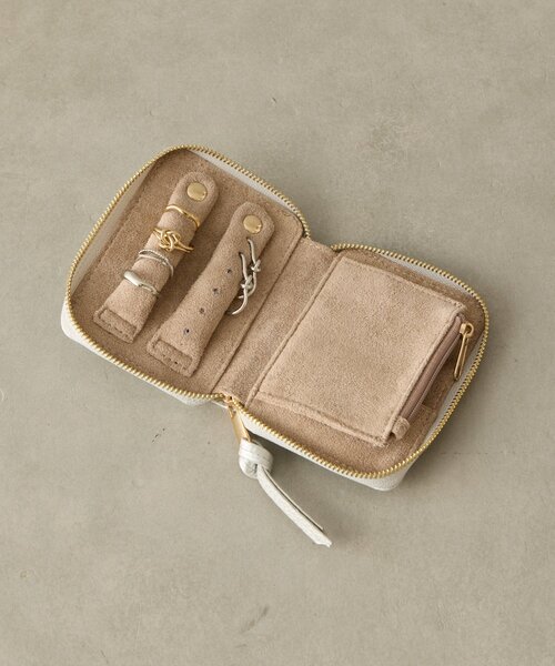 BIRTHDAY BAR（バースデイバー）の「【EC限定】カウレザーアクセサリーケース（ポーチ・レディース・ブラック/シルバー・0）」の13枚目の写真