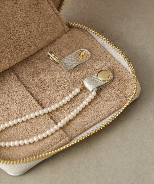 BIRTHDAY BAR（バースデイバー）の「【EC限定】カウレザーアクセサリーケース（ポーチ・レディース・ブラック/シルバー・0）」の14枚目の写真