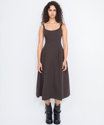 ワンピース leinwande Recycle Organdy Pleats Dress Recycle Organdy Pleats Dress/Beige | leinwände | ラインヴァンドの