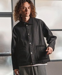 CAMBIO | mj10974- 異素材切り替えスタンドカラージャケット(25153CM)(その他アウター)