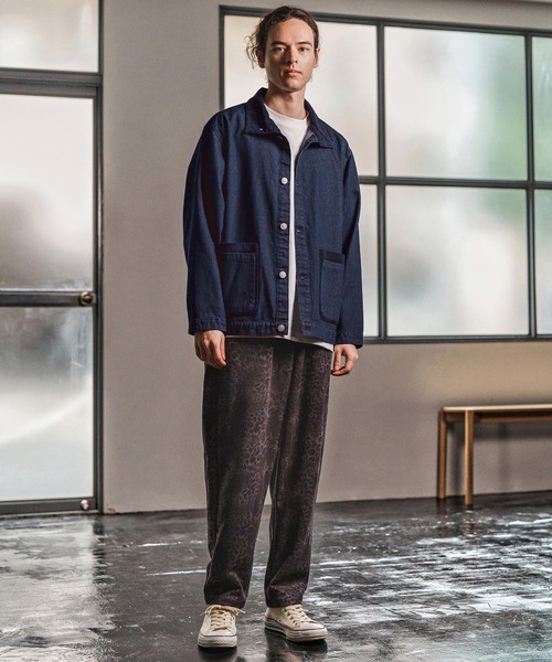 CAMBIO（カンビオ）の「mj10974- 異素材切り替えスタンドカラージャケット(25153CM)（その他アウター・メンズ・ブルー/ブラック/ネイビー・L/M/S）」の16枚目の写真