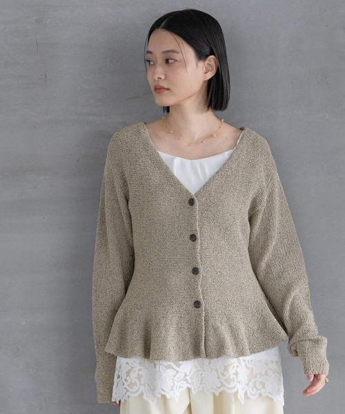 A part by（アパートバイ）の「≪追加3≫レースキャミチュニック（チュニック・レディース・ブラック/アイボリー・FREE）」の5枚目の写真