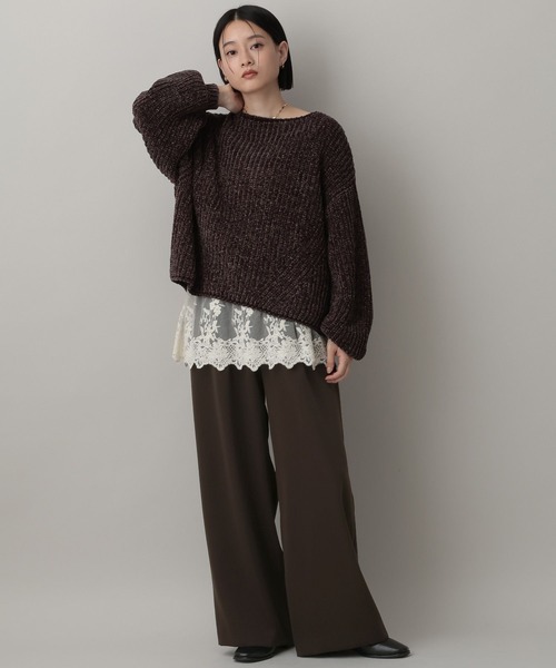 A part by（アパートバイ）の「≪追加3≫レースキャミチュニック（チュニック・レディース・ブラック/アイボリー・FREE）」の16枚目の写真