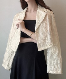 未使用 ESCADA 花柄 総柄 シングル 1B テーラードジャケット 未使用 タグ付き ESCADA 花柄 総柄 シングル 1B テーラード
