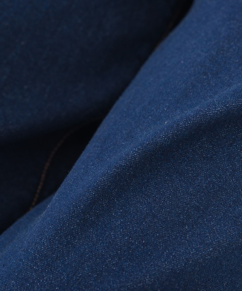 OMNES（オムネス）の「12oz ウォッシュ加工ハイウエストバルーンデニムパンツ（デニムパンツ・レディース・ブルー/ネイビー・LARGE/MEDIUM/SMALL）」の7枚目の写真