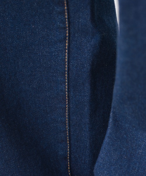 OMNES（オムネス）の「12oz ウォッシュ加工ハイウエストバルーンデニムパンツ（デニムパンツ・レディース・ブルー/ネイビー・LARGE/MEDIUM/SMALL）」の8枚目の写真