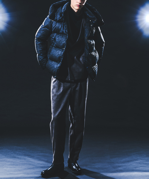 5351 POUR LES HOMMES（ゴーサンゴーイチプールオム）の「【セットアップ対応】ストレッチ スエード テーパードパンツ（その他パンツ・メンズ・チャコールグレー/ブラック・50/48/46/44）」の21枚目の写真