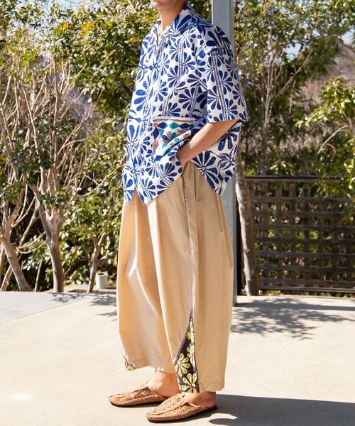 チャイハネ（チャイハネ）の「【チャイハネ】カッチナMEN'Sワイドシルエットパンツ（その他パンツ・メンズ・ホワイト/ベージュ/パープル・FREE）」の11枚目の写真