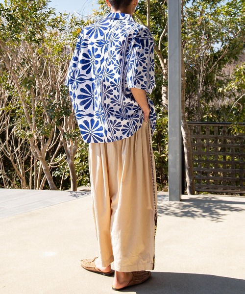 チャイハネ（チャイハネ）の「【チャイハネ】カッチナMEN'Sワイドシルエットパンツ（その他パンツ・メンズ・ホワイト/ベージュ/パープル・FREE）」の12枚目の写真