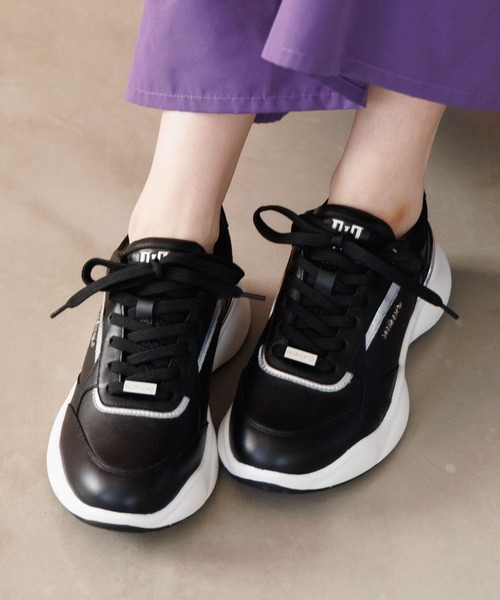 HIMIKO（ヒミコ）の「【HIMIKO】ボリュームソールスニーカー/607006（スニーカー・レディース・ホワイト/グレー/ブラック・25.5cm/22.5cm/23.0cm/24.5cm/25.0cm/23.5cm/24.0cm）」の21枚目の写真