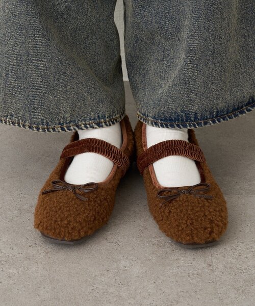 w closet（ダブルクローゼット）の「【25AW】【３色展開】バレエシューズ（その他シューズ・レディース・ピンク/ブラウン/ブラック・LARGE/MEDIUM/SMALL）」の9枚目の写真