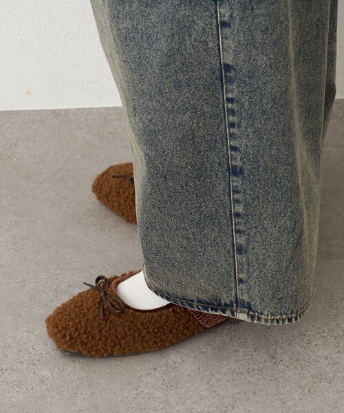 w closet（ダブルクローゼット）の「【25AW】【３色展開】バレエシューズ（その他シューズ・レディース・ピンク/ブラウン/ブラック・LARGE/MEDIUM/SMALL）」の10枚目の写真