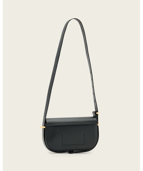 ALLSAINTS(オールセインツ)の「ETTA LEATHER SATCHEL CROSSBODY BAG | ETTA レザー サッチェル クロスボディ バッグ(ショルダーバッグ・レディース・ブラック・ONE SIZE)」の3枚目の写真