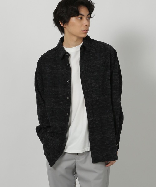 LAKOLE（ラコレ）の「モールアソートシャツ長袖 / 580269（シャツ/ブラウス・メンズ・ブラック/ブルー/ベージュ/グリーン・LARGE/MEDIUM）」の2枚目の写真