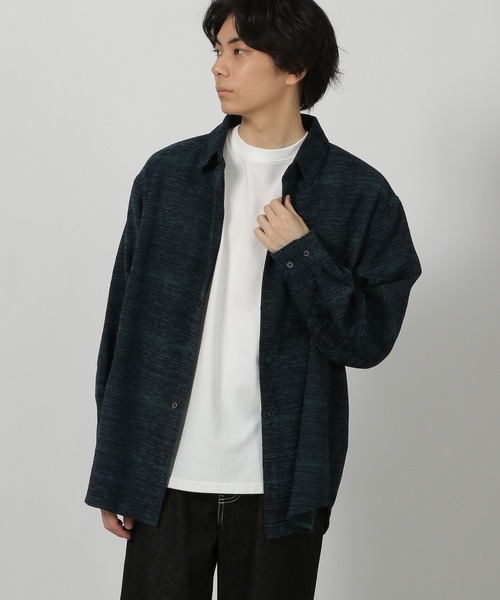 LAKOLE（ラコレ）の「モールアソートシャツ長袖 / 580269（シャツ/ブラウス・メンズ・ブラック/ブルー/ベージュ/グリーン・LARGE/MEDIUM）」の20枚目の写真