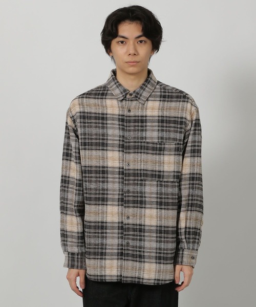 LAKOLE（ラコレ）の「モールアソートシャツ長袖 / 580269（シャツ/ブラウス・メンズ・ブラック/ブルー/ベージュ/グリーン・LARGE/MEDIUM）」の13枚目の写真