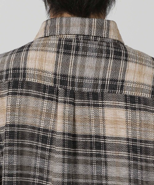 LAKOLE（ラコレ）の「モールアソートシャツ長袖 / 580269（シャツ/ブラウス・メンズ・ブラック/ブルー/ベージュ/グリーン・LARGE/MEDIUM）」の10枚目の写真