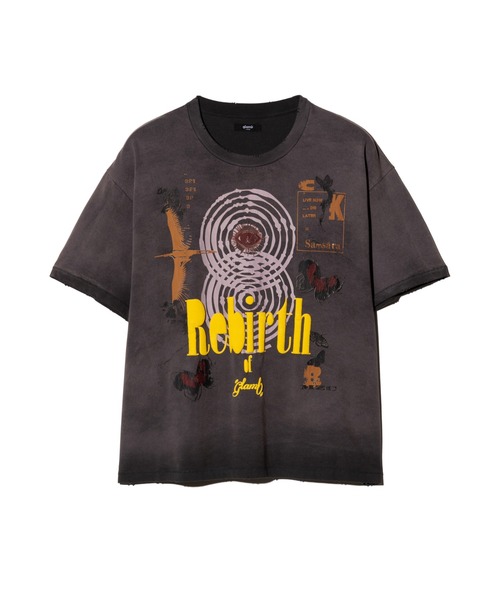 glamb(グラム)の「Rebirth T-Shirt / リバースTシャツ(Tシャツ/カットソー・メンズ・ブラック/ホワイト・S/M/L)」の4枚目の写真