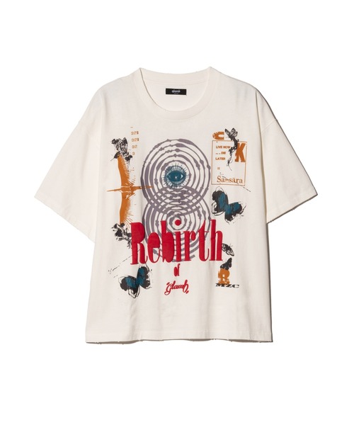 glamb(グラム)の「Rebirth T-Shirt / リバースTシャツ(Tシャツ/カットソー・メンズ・ブラック/ホワイト・S/M/L)」の3枚目の写真