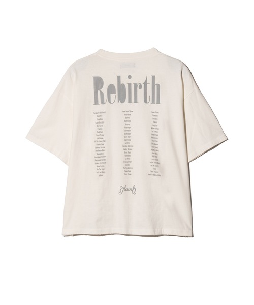 glamb(グラム)の「Rebirth T-Shirt / リバースTシャツ(Tシャツ/カットソー・メンズ・ブラック/ホワイト・S/M/L)」の5枚目の写真