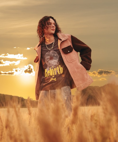 glamb(グラム)の「Rebirth T-Shirt / リバースTシャツ(Tシャツ/カットソー・メンズ・ブラック/ホワイト・S/M/L)」の19枚目の写真