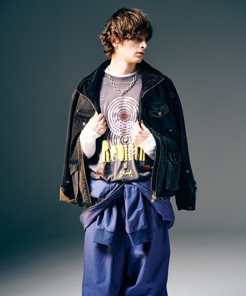 glamb(グラム)の「Rebirth T-Shirt / リバースTシャツ(Tシャツ/カットソー・メンズ・ブラック/ホワイト・S/M/L)」の13枚目の写真