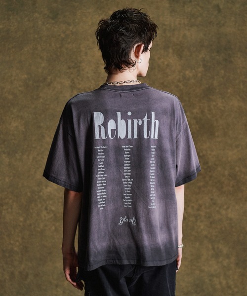 glamb(グラム)の「Rebirth T-Shirt / リバースTシャツ(Tシャツ/カットソー・メンズ・ブラック/ホワイト・S/M/L)」の21枚目の写真