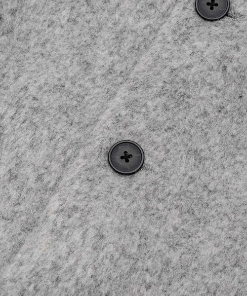 FEKETE（フェケテ）の「no collar wool shaggy jacket / ノーカラー