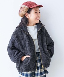 devirock（デビロック）の「洗える キルティングボア 切り替え スタンドジャケット（ダウンジャケット/コート）」