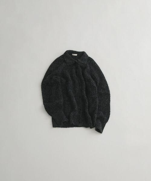 セール】mesh knit polo cardigan（カーディガン/ボレロ）｜LAATO