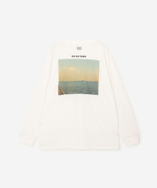 TANGTANG（タンタン）の「TANGTANG |〈別注〉長袖Tシャツ GASATANG/LASTHAZYKOBAY MEN（Tシャツ/カットソー・メンズ・ホワイト・L/XL/M）」の11枚目の写真