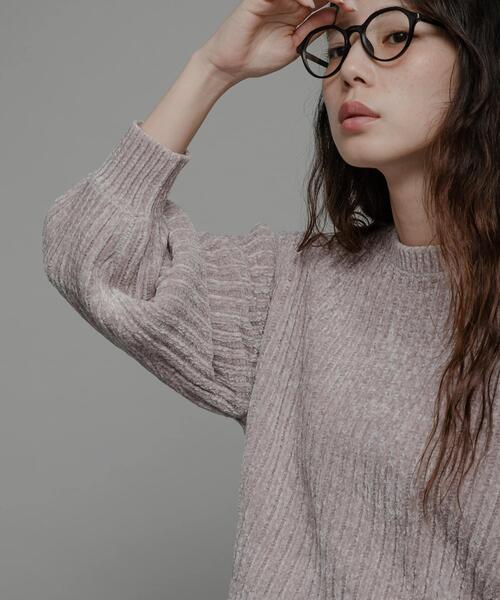 URBAN RESEARCH Sonny Label(アーバンリサーチサニーレーベル)の「モールヤーンニットプルオーバー(ニット/セーター・レディース・グリーン系その他/ピンク/オフホワイト/グレー・FREE)」の14枚目の写真