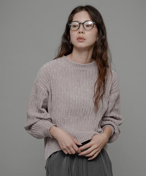 URBAN RESEARCH Sonny Label(アーバンリサーチサニーレーベル)の「モールヤーンニットプルオーバー(ニット/セーター・レディース・グリーン系その他/ピンク/オフホワイト/グレー・FREE)」の15枚目の写真