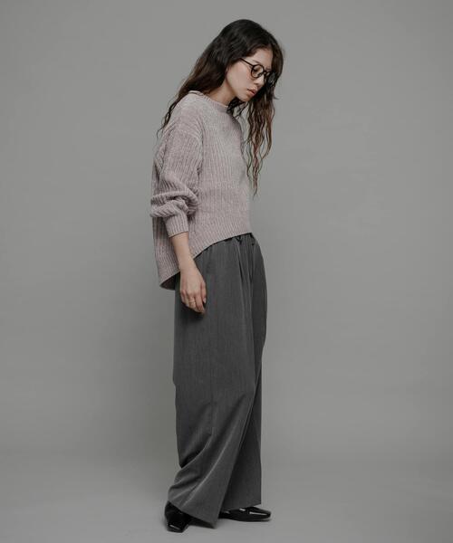 URBAN RESEARCH Sonny Label(アーバンリサーチサニーレーベル)の「モールヤーンニットプルオーバー(ニット/セーター・レディース・グリーン系その他/ピンク/オフホワイト/グレー・FREE)」の19枚目の写真